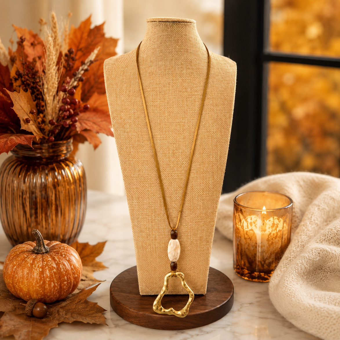 Autumn Golden Harmony Necklace