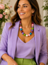 Multicolor Statement Necklace