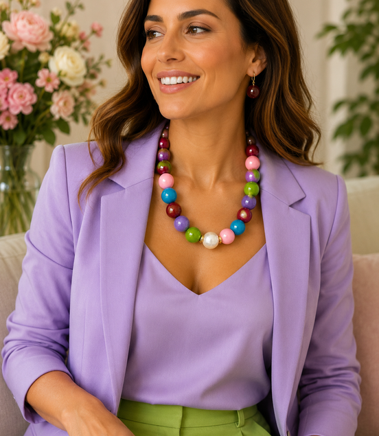Multicolor Statement Necklace