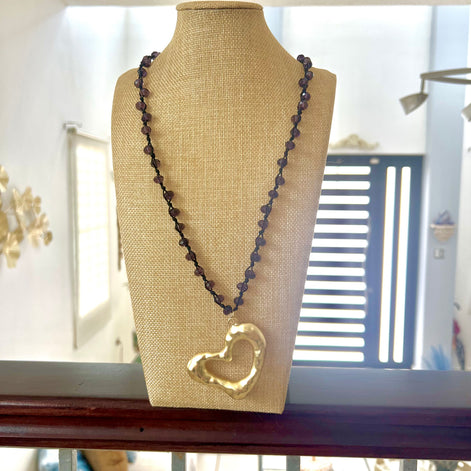 Noelle Heart Necklace - Georgie Rosario Jewelry and more...