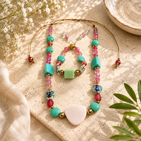 Caribbean Bloom Jewelry Set