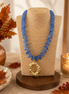 Blue Fall Necklace