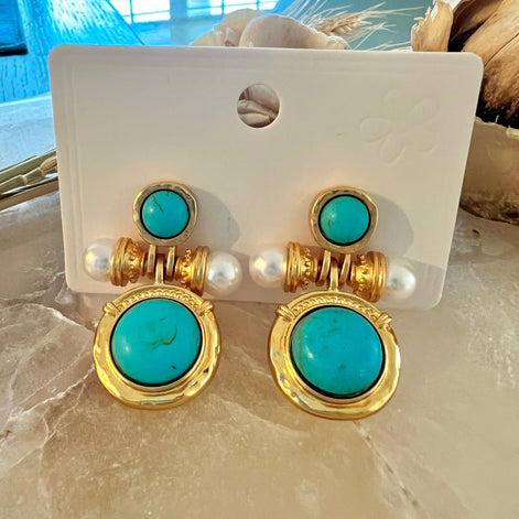 In Turquoise Earrings