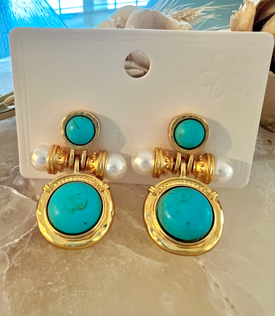 In Turquoise Earrings
