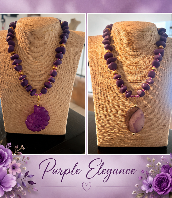 Purple  Convertible Choker
