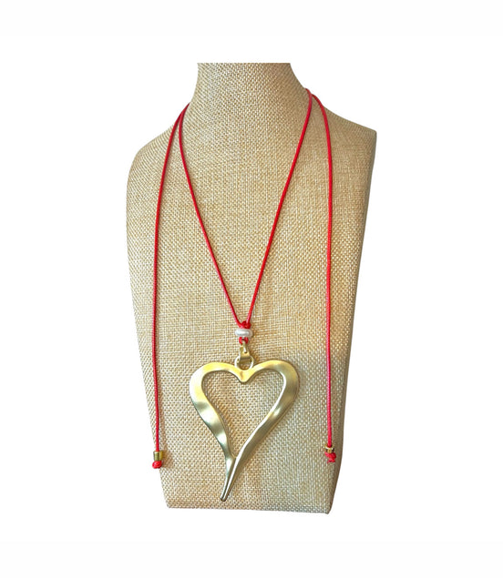 Gianna Heart Necklace - Georgie Rosario Jewelry and more...