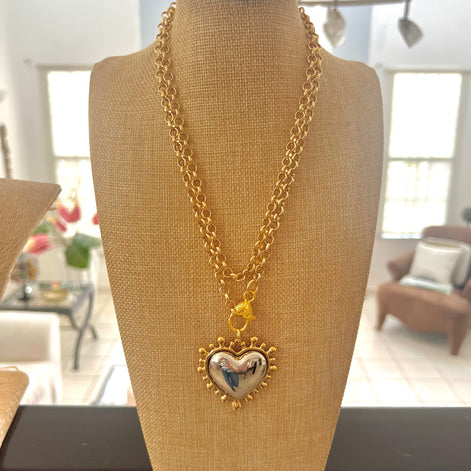 Silver Heart - Georgie Rosario Jewelry and more...