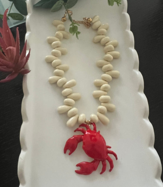 Beige and Red Summer - Georgie Rosario Jewelry and more...