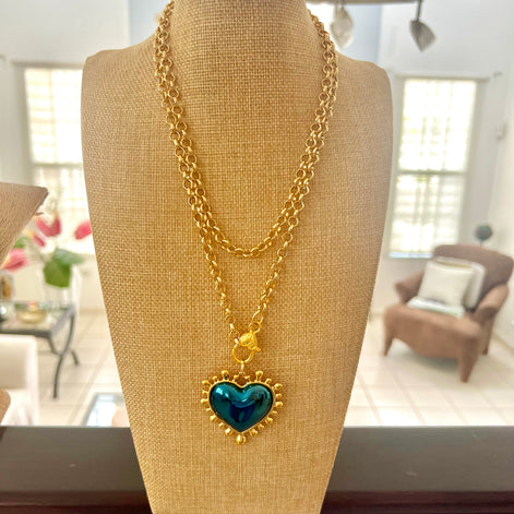 Blue Heart - Georgie Rosario Jewelry and more...