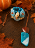 Blue Brown Fall Set - Georgie Rosario Jewelry and more...