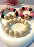Beige and Pink Tones Bracelets Set - Georgie Rosario Jewelry and more...