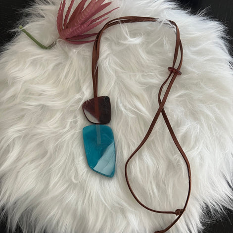 Casual turquoise Saturday necklace - Georgie Rosario Jewelry and more...
