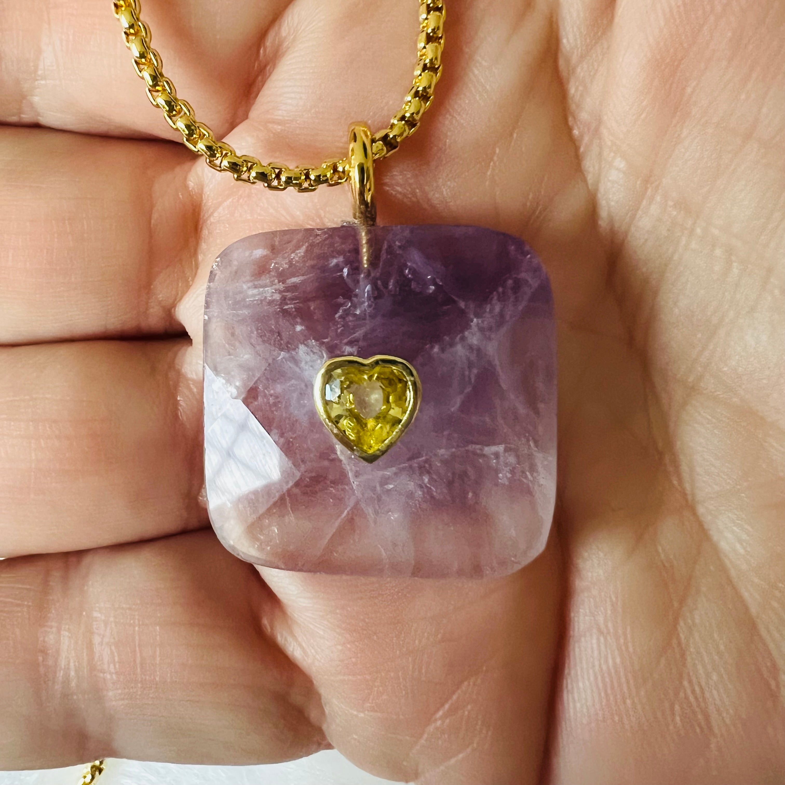 Louisa Amethyst Choker and Ring Set - Georgie Rosario Jewelry and more...