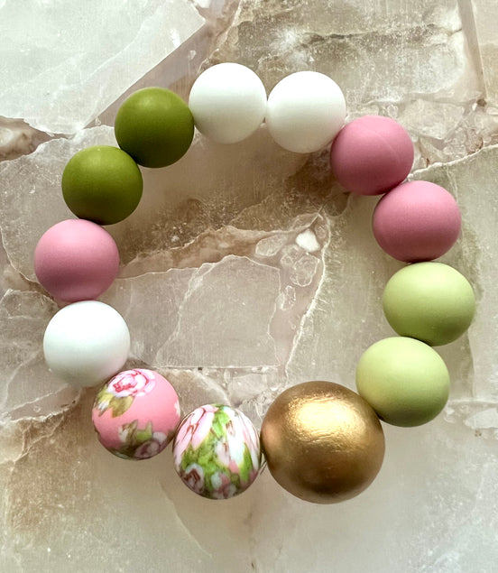 Green and Pink Bracelet