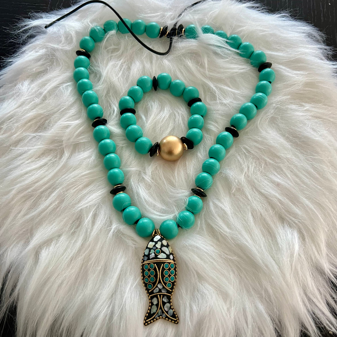 Eliane Turquoise Set - Georgie Rosario Jewelry and more...