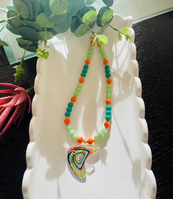 Sunset Fish Choker - Georgie Rosario Jewelry and more...