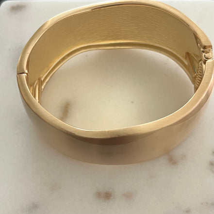 Gold Matte Cuff - Georgie Rosario Jewelry and more...