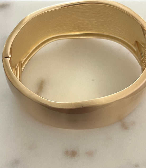 Gold Matte Cuff - Georgie Rosario Jewelry and more...