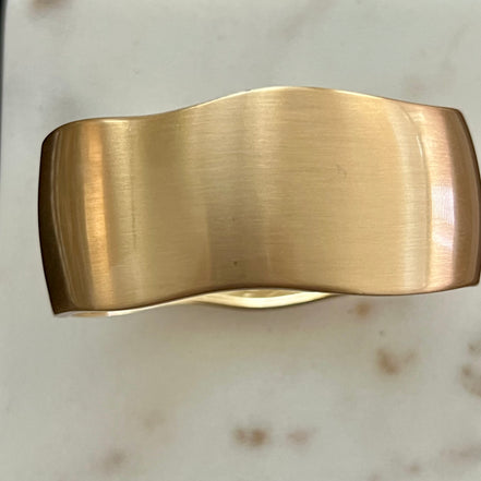 Gold Matte Cuff - Georgie Rosario Jewelry and more...