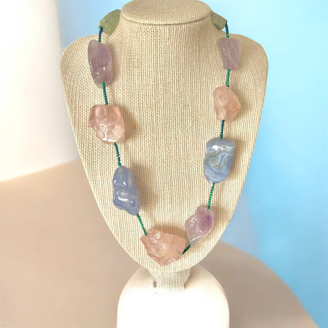 Sweet Pastels Choker - Georgie Rosario Jewelry and more...