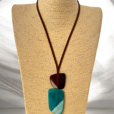 Casual turquoise Saturday necklace - Georgie Rosario Jewelry and more...