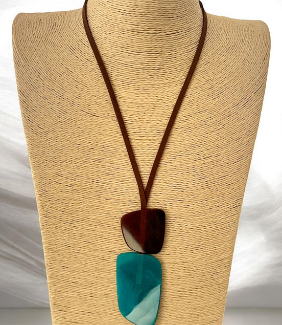 Casual turquoise Saturday necklace - Georgie Rosario Jewelry and more...