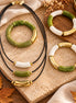 Complete necklace and three bracelets set